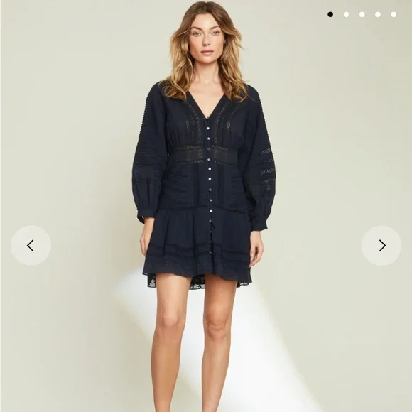 Veronica Beard eyelet Addilyn dress NWT - Picture 5 of 13